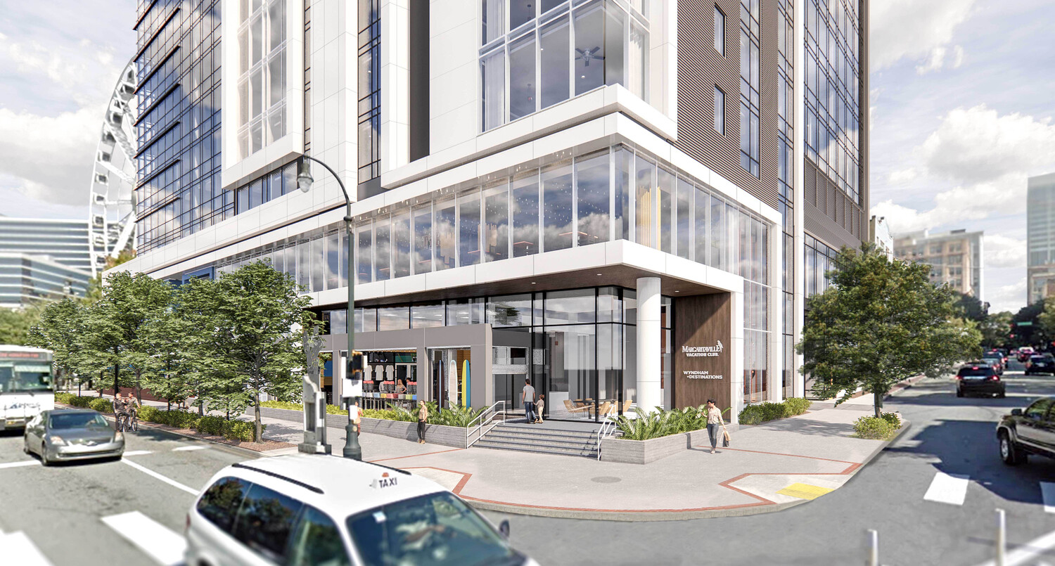 Office Building, Building, Car, Transportation, Vehicle, Person, Bus, Road, Urban, City