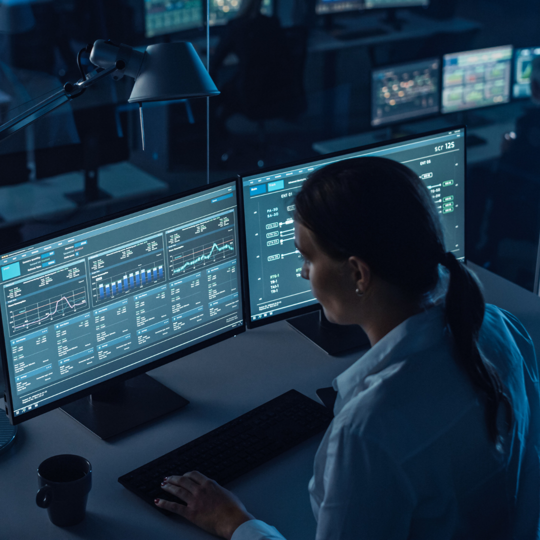 Hardware, Monitor, Screen, Computer Keyboard, Head, Person, Adult, Female, Woman, Face