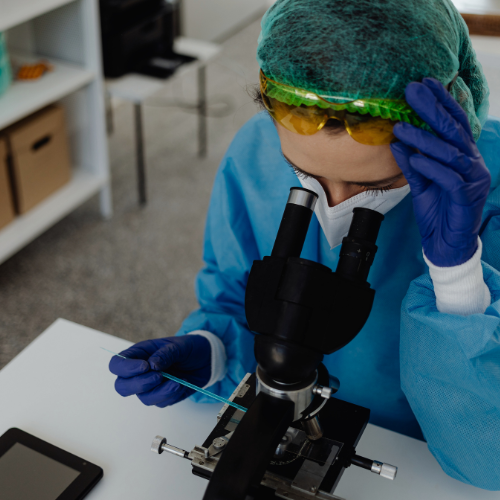 Clothing, Glove, Laboratory, Person, Gun, Weapon