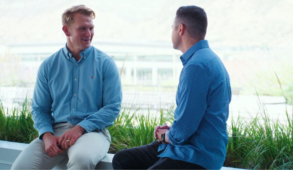 Adult, Male, Man, Person, Clothing, Shirt, Conversation, Head, Face