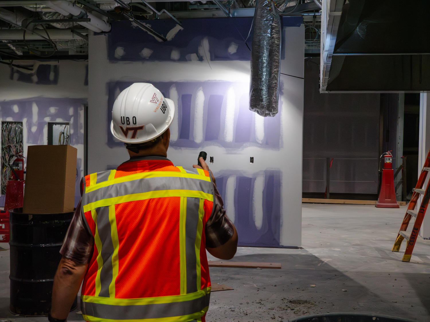Improvements being made to Virginia Tech's Burruss Hall