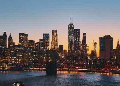 City, Building, Cityscape, Urban, Metropolis, Boat, Vehicle, High Rise, Downtown, Tower