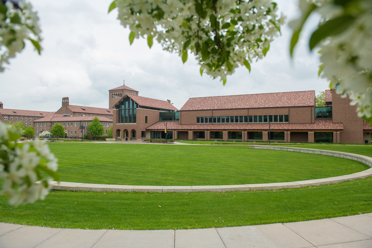 Grass, Plant, Lawn, Architecture, Building, Campus, Person