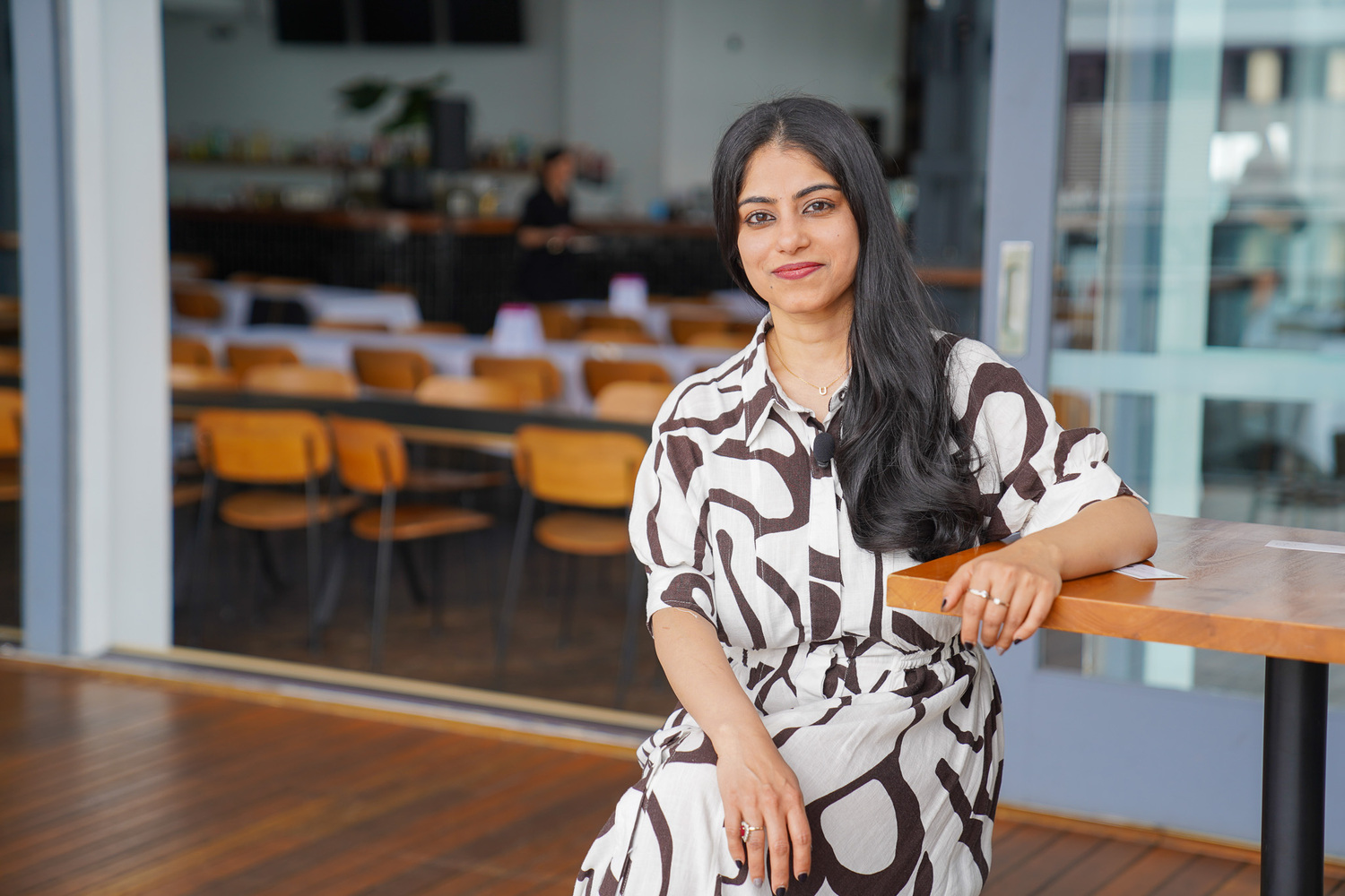 Usha before an Equinix Event