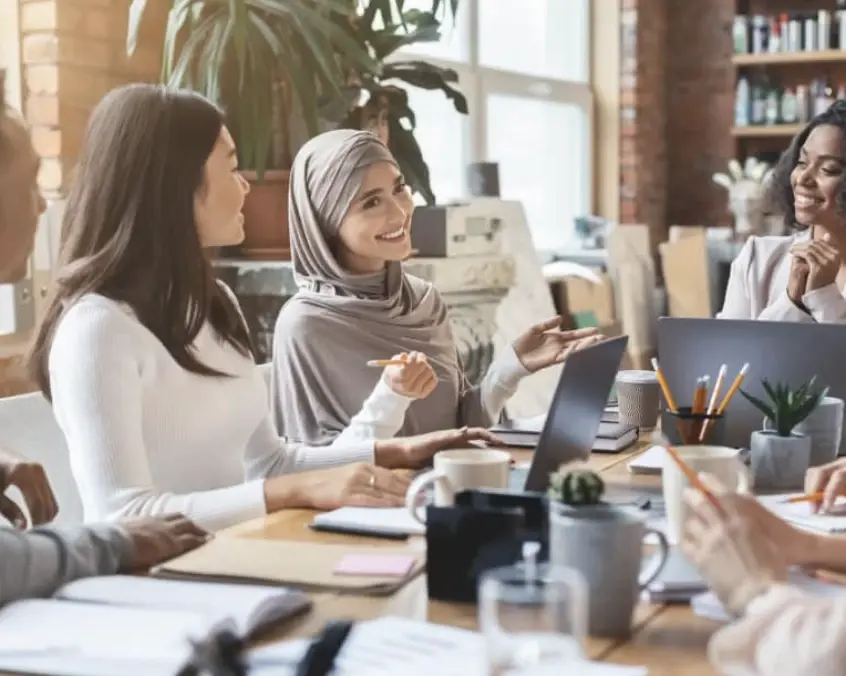 Adult, Female, Person, Woman, Head, Executive, Conversation, Face, Coffee, Coffee Cup