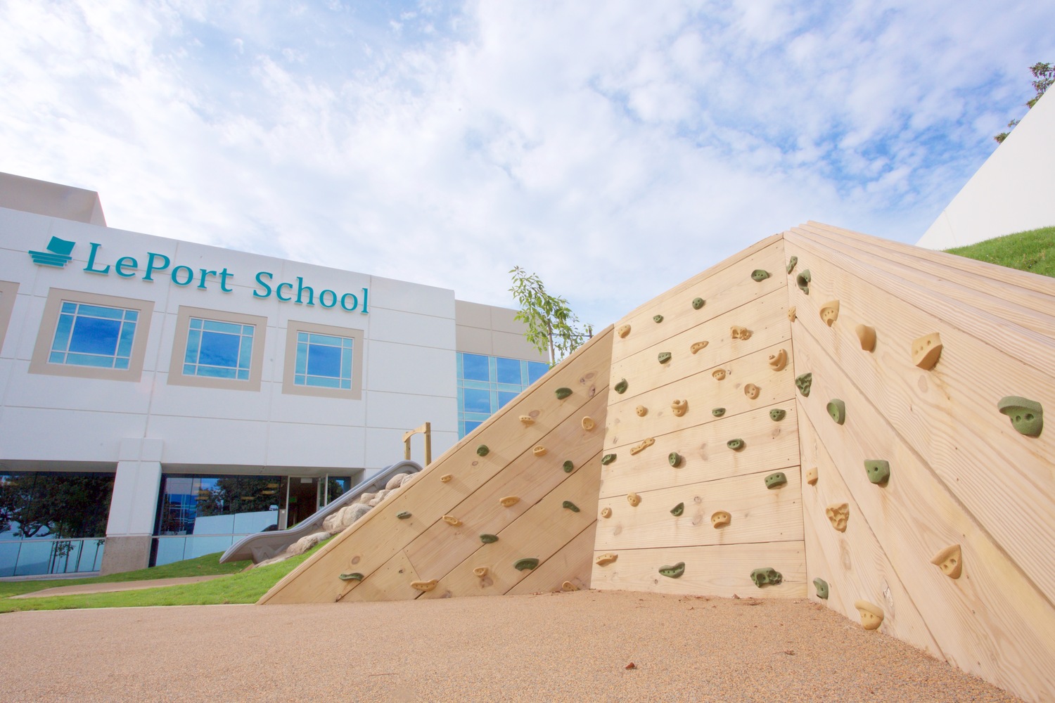Slope, Indoors, Interior Design, Plywood, Wood, Building, Office Building, Staircase, Outdoors, Honey Bee