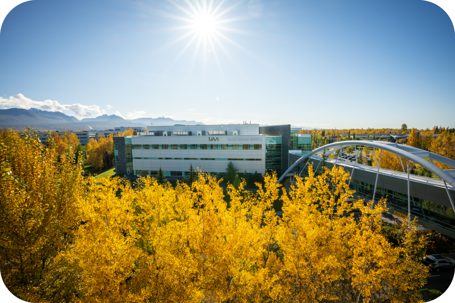 The University of Alaska Anchorage campus. 