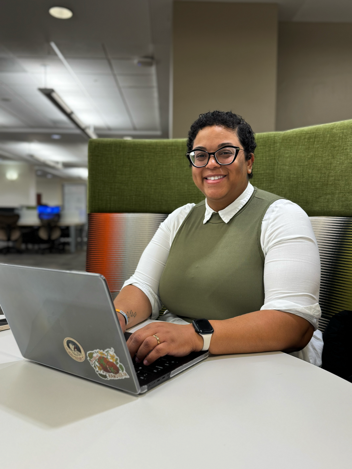 Laptop, Pc, Executive, Person, Glasses, Wristwatch, Ring, Adult, Male, Man