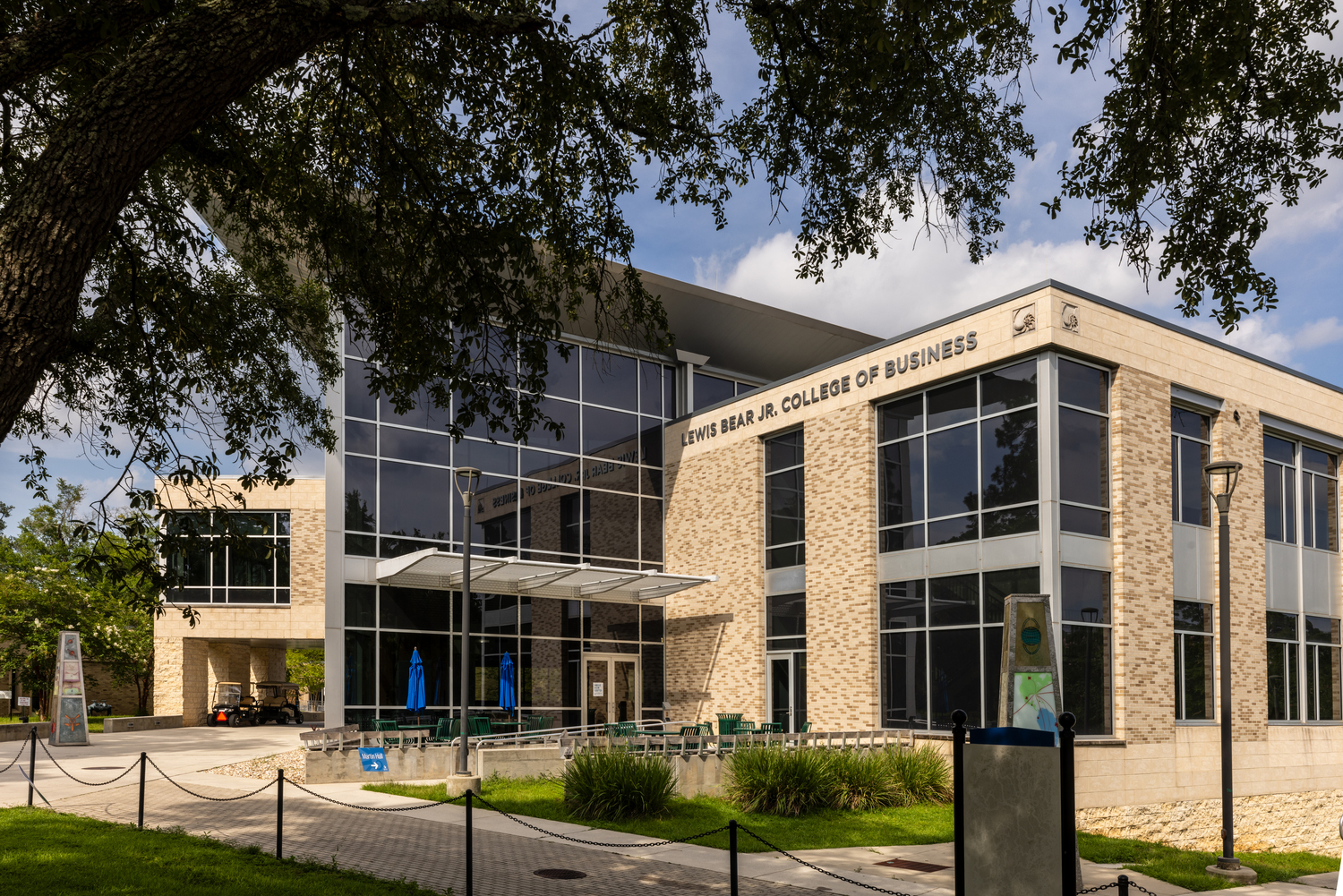 College of Business building on campus