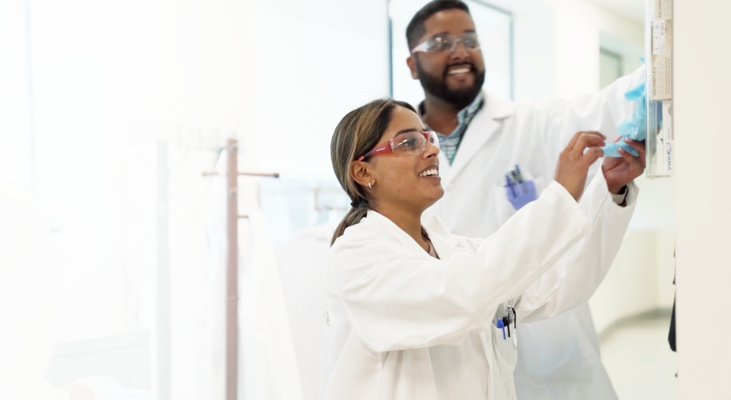 Clothing, Coat, Lab Coat, Adult, Male, Man, Person, Glasses, Face, Head