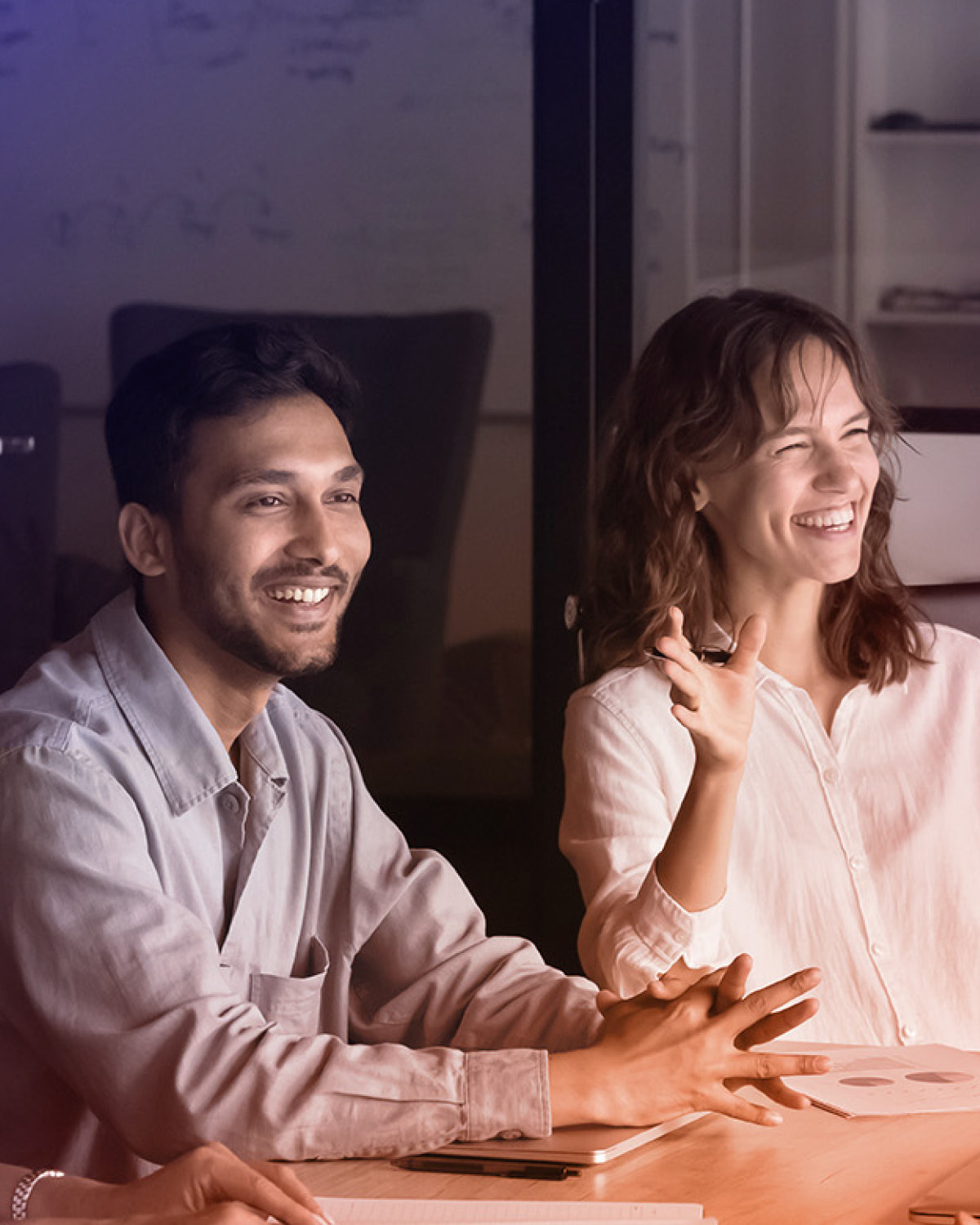 Head, Person, Face, Adult, Female, Woman, Male, Man, Happy, Smile