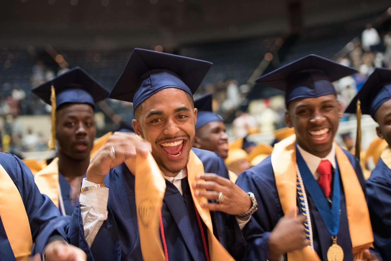 People, Person, Graduation, Tie, Ring, Adult, Male, Man, Hat, Wristwatch
