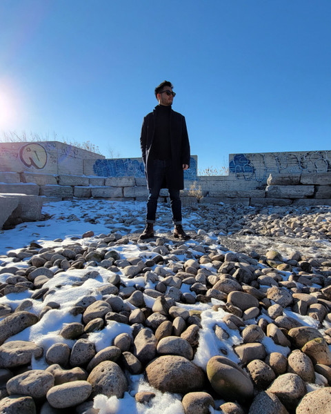 Person, Pebble, Shoe, Footwear, Clothing, Apparel