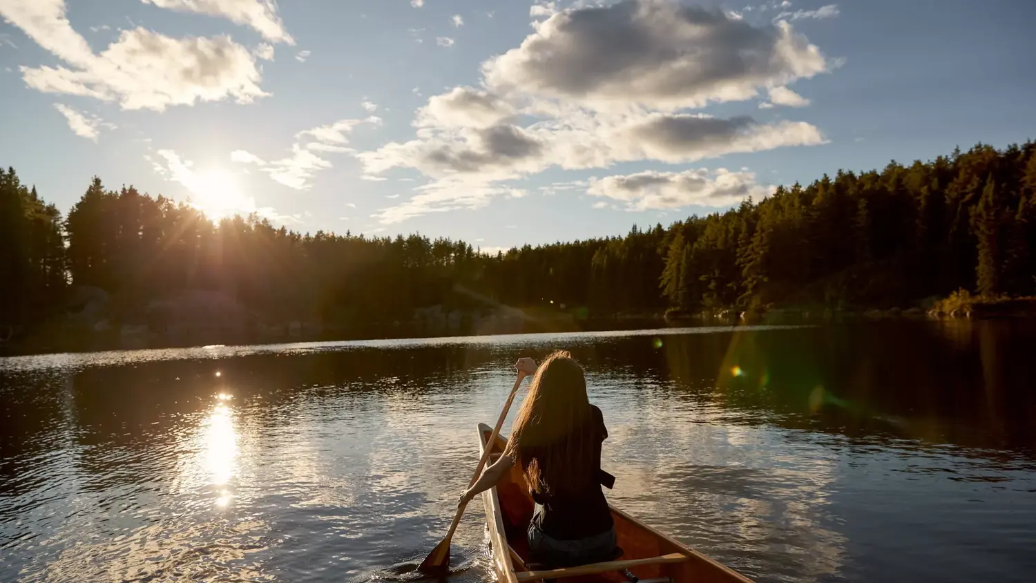 Boat, Canoe, Canoeing, Person, Rowboat, Vehicle, Water, Adult, Female, Woman