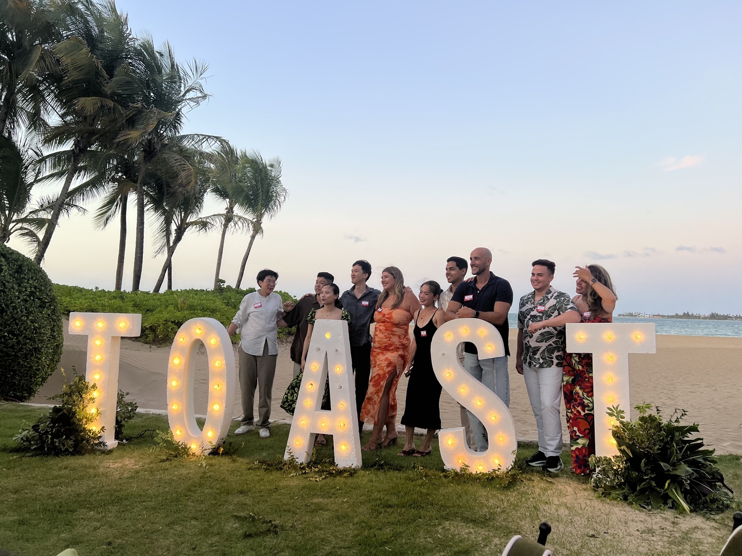 Grass, Tree, Person, People, Shoe, Summer, Dress, Palm Tree, Text, Symbol